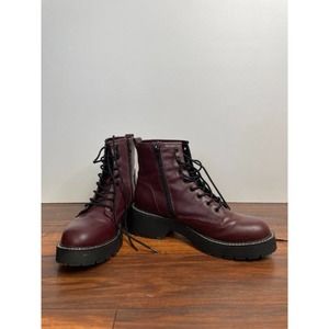 Madden Girl Kurrt Combat Boots Size 10